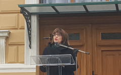 25 November 2018 National Assembly Speaker Maja Gojkovic at the opening of the Museum of Unification in Novi Sad